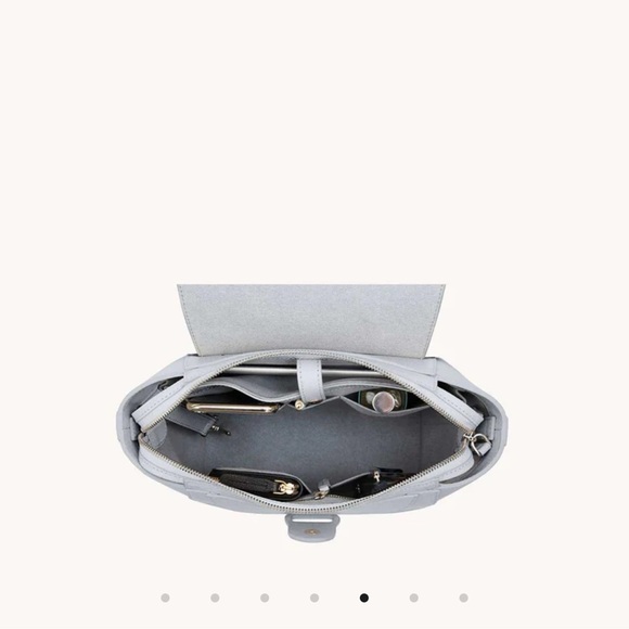 Senreve Mini Maestra - Pebbled Leather in Ice - Picture 5 of 8